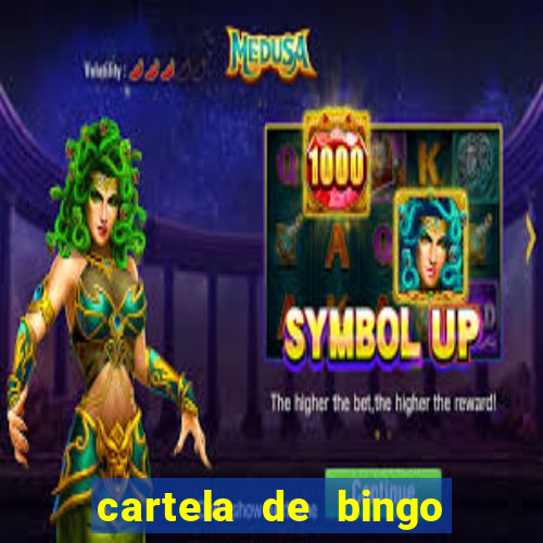 cartela de bingo cha de panela